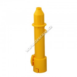 8" Rigid Spout 1/2" tip Yellow