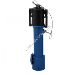 8" Rigid Spout 1/2" tip Blue