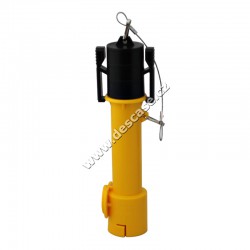 8" Rigid Spout 1/4" tip, Yellow
