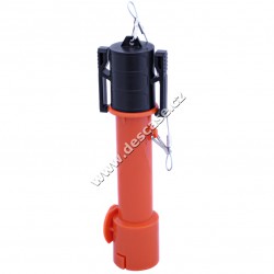 8" Rigid Spout 1/4" tip, Orange