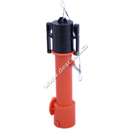 8" Rigid Spout 1/4" tip, Orange